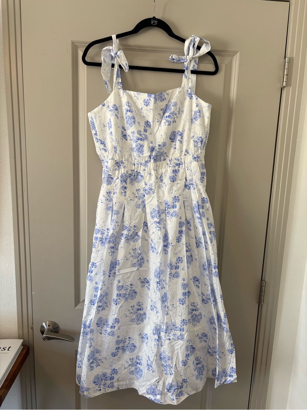 Tuckernuck Hyacinth House Blue Floral Tie-Strap Sundress